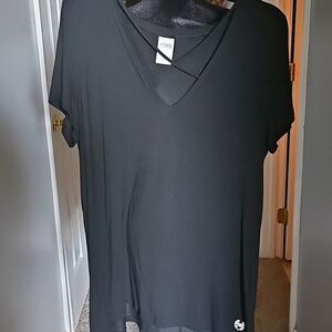 PINK Victoria's‎ Secret Black Short Sleeve T-Shirt